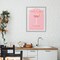Stupell Industries Stylish Retro Pink Lady Framed Giclee, design by Lil' Rue